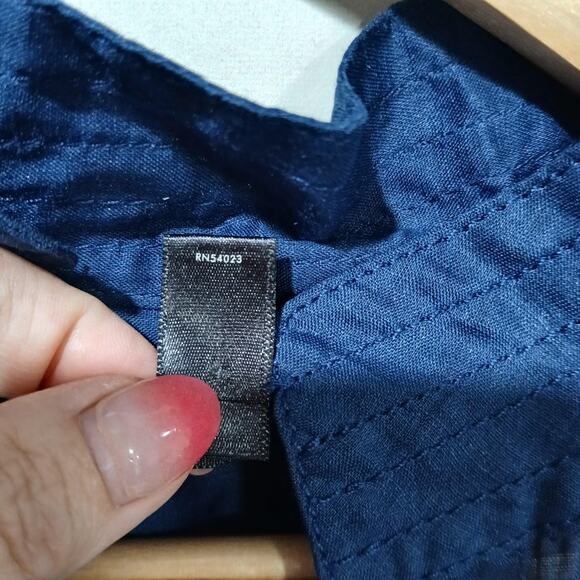 Banana Republic Dress Womens Large Blue Long Sleeve Soft Shirred Ramie Buttons - Picture 9 of 13